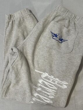 NWOT BOYS LIE GREY ANGEL JOGGER SWEATPANTS